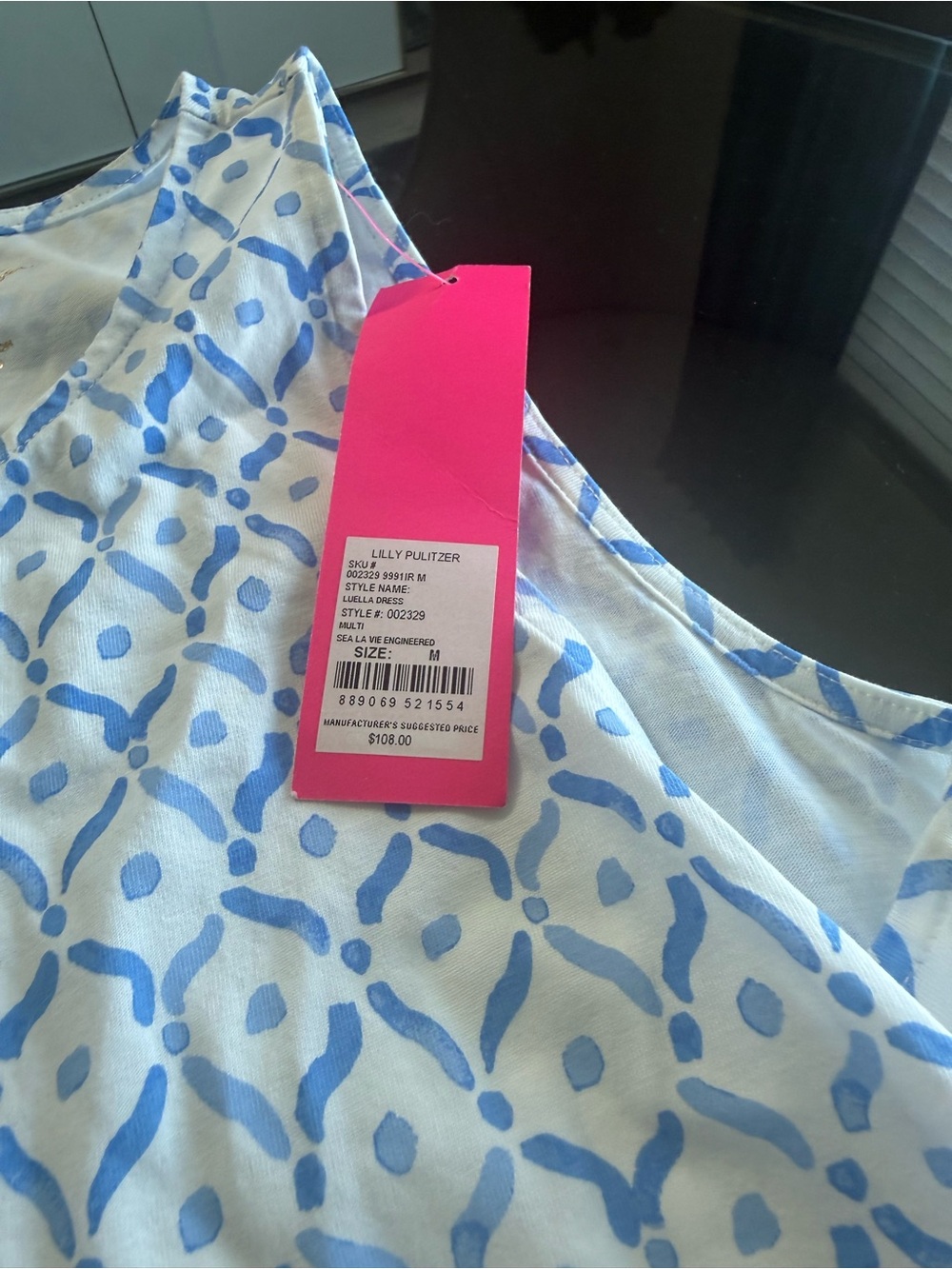 Lilly Pulitzer Luella Dress in Sea La Vie Engineered - Picture 4 of 4